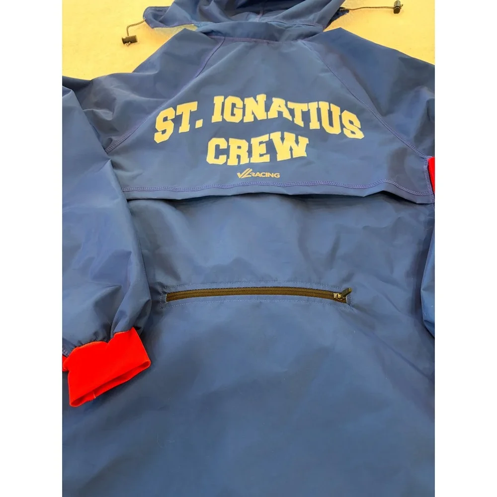 JL Racing LG Anorak St Ignatius Chicago Crew Rowing Jacket Windbreaker College